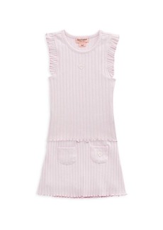 Juicy Couture Little Girl's 2-Piece Ribbed Knit Top & Shorts Set