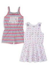 Juicy Couture Little Girl's 2-Piece Romper & Dress Set
