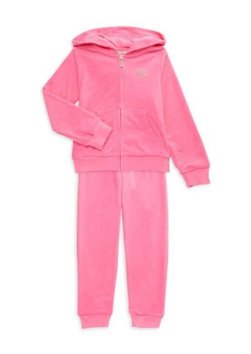 Juicy Couture Little Girl's Hoodie & Joggers Set