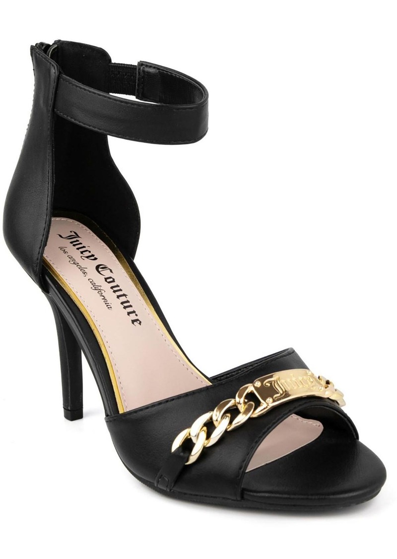 Juicy Couture MAIA Womens Faux Leather Ankle Strap Pumps