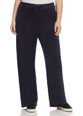 Juicy Couture Mar Vista Microterry Track Pants In Navy Blue