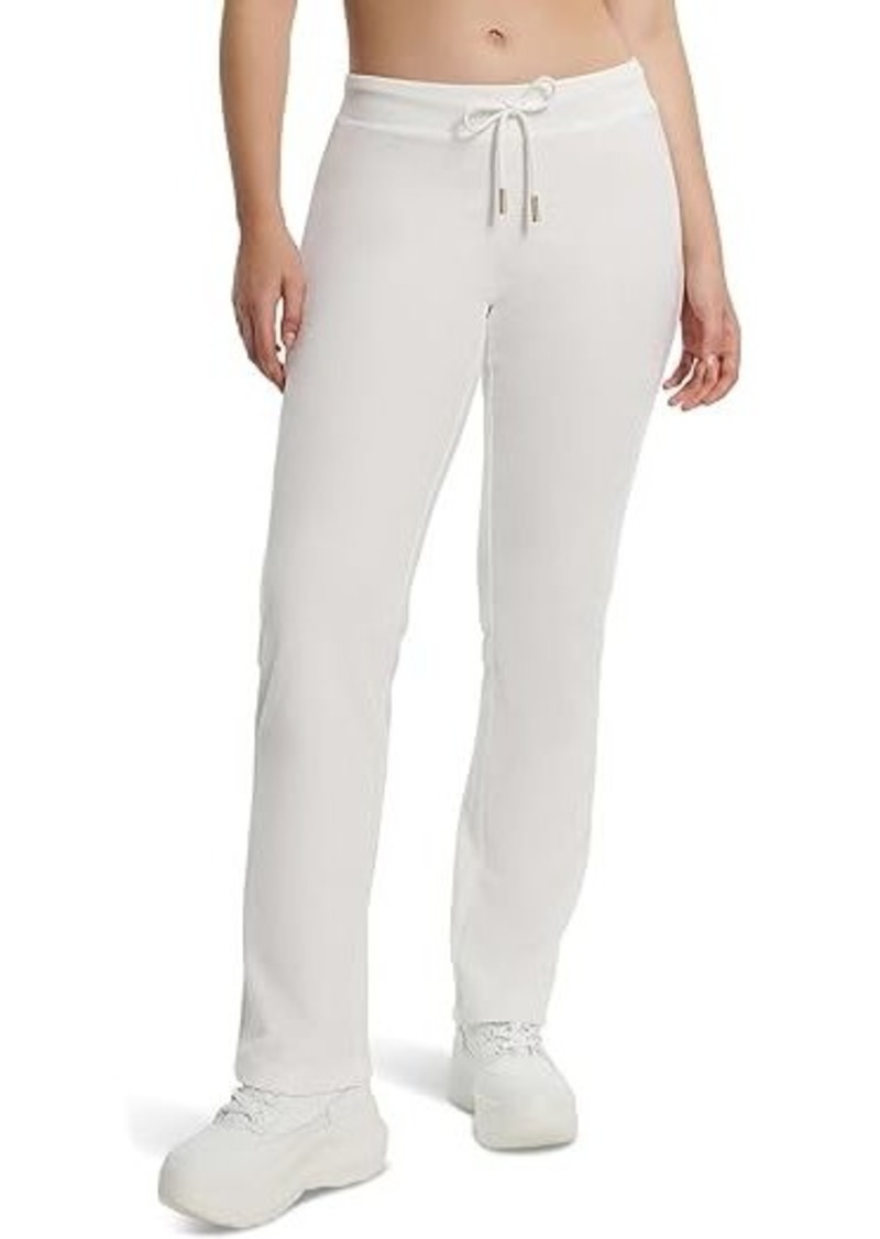 Juicy Couture Rib Waist Velour Pant W/Drawcord