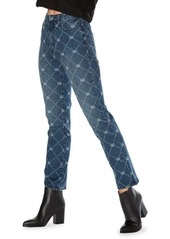 Juicy Couture Venice Crown-Print Straight Jeans