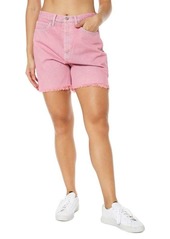 Juicy Couture Western High Rise Fray Denim Shorts