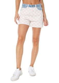 Juicy Couture Western Patchwork Fray Denim Shorts