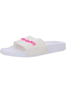 Juicy Couture Whimsey Womens Slip On Logo Pool Slides