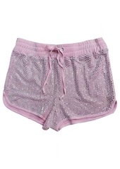 Juicy Couture Women's Bikini Rhinestone Shorts In Pink