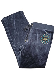 Juicy Couture Women's Regal Traditional Bling Track Pants In Blue