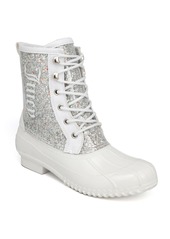 Juicy Couture Women's Talos Glitter Rain Boots - Blush