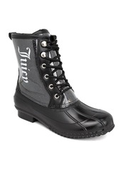 Juicy Couture Women's Talos Glitter Rain Boots - Black