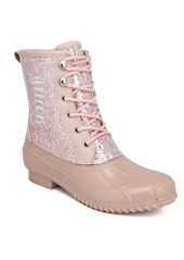 Juicy Couture Women's Talos Glitter Rain Boots - White