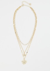 Jules Smith Love Me Crystal Layer Necklace