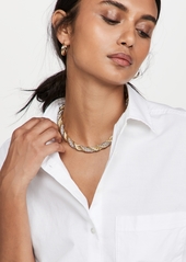 Jules Smith Toggle Rope Chain Two Tone Necklace