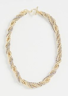 Jules Smith Toggle Rope Chain Two Tone Necklace