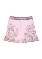 Juliet Dunn - Women's High-Waisted Cotton Mini Shorts - Pink - 2 - Moda Operandi