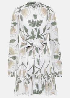 Juliet Dunn Floral cotton minidress
