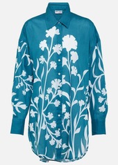 Juliet Dunn Floral cotton shirt
