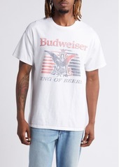 Junk Food Budweiser Cotton Graphic T-Shirt