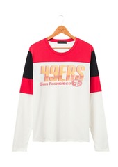 Junk Food Clothing 49ers Zone Blitz Long Sleeve Tee