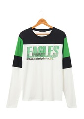 Junk Food Clothing Eagles Zone Blitz Long Sleeve Tee