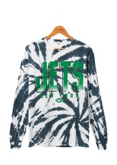 Junk Food Clothing Jets Game Time Tie Dye Long Sleeve Tee