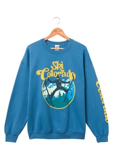 Junk Food Clothing Ski Colorado Flea Market Fleece Sweatshirt