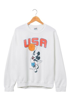 Junk Food Clothing Usa Mickey Basketball Flea Market Fleece Sweatshirt