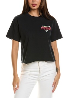 Junk Food Coca Cola Checkered Crop T-Shirt