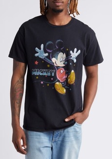 Junk Food Dancing Mickey Mouse Cotton Graphic T-Shirt