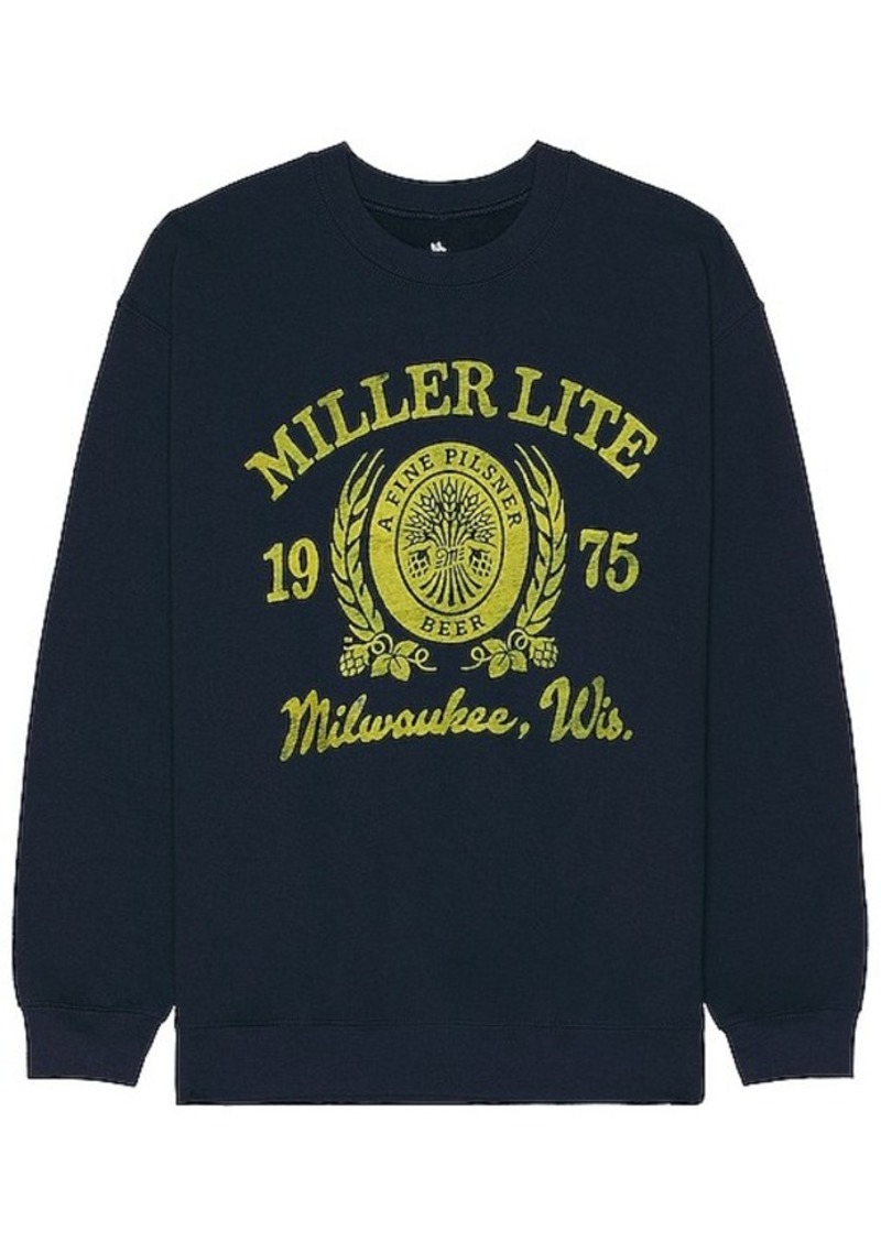 Junk Food Miller Lite 1975 Sweatshirt