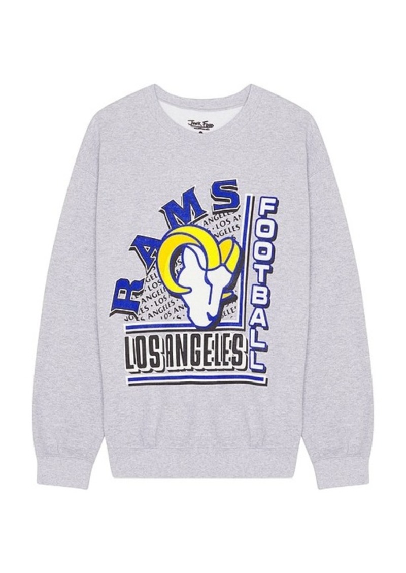 Junk Food Rams Backfield Crewneck