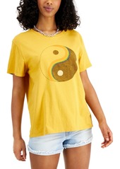 Junk Food Women's Yin Yang-Graphic Cotton T-Shirt