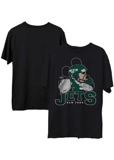 Junk Food Men's Black New York Jets Disney Mickey Qb T-shirt