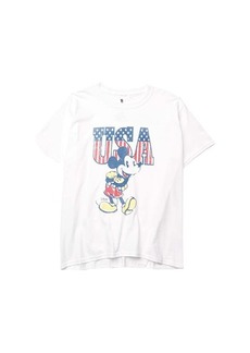 Junk Food Mickey Mouse USA T-Shirt (Big Kids)