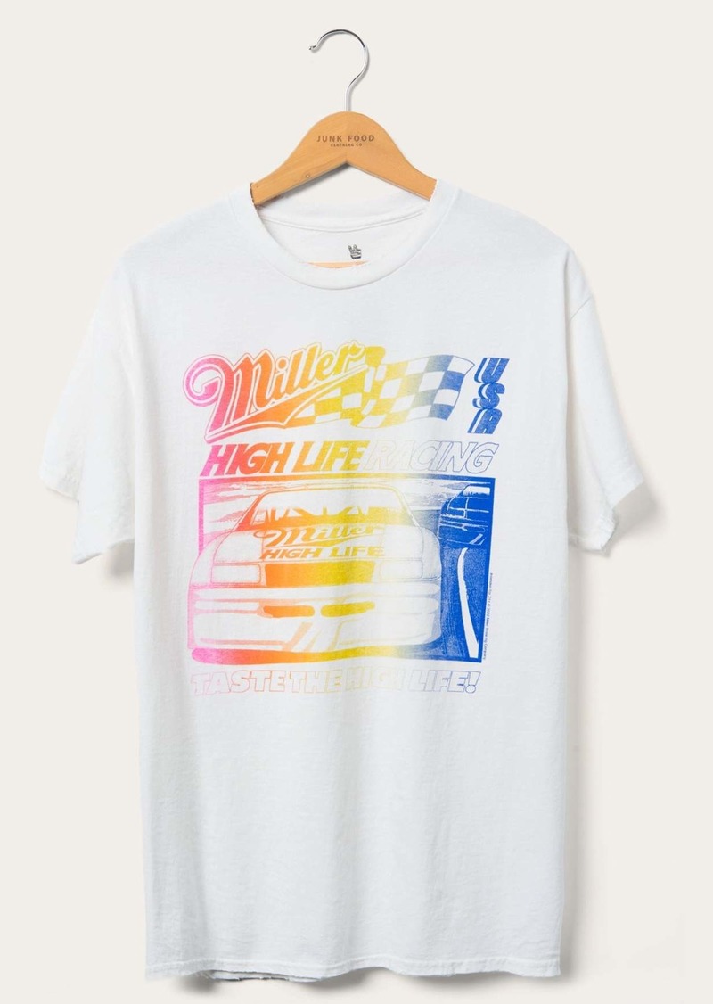 Junk Food Miller High Life Racing Flea Market Tee