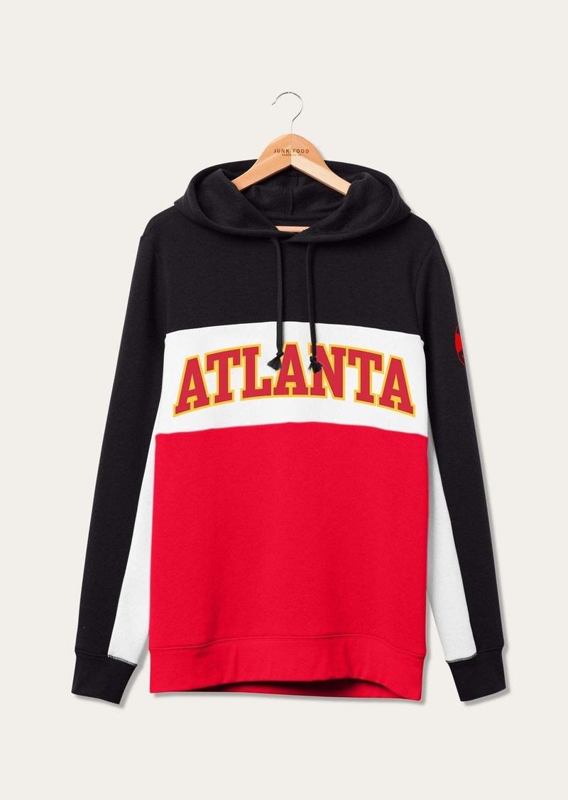 Junk Food NBA Atlanta Hawks Colorblock Hoodie