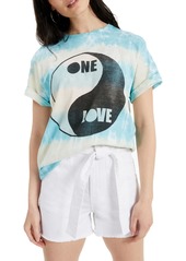 Junk Food One Love Womens Tie Dye Graphic T-Shirt