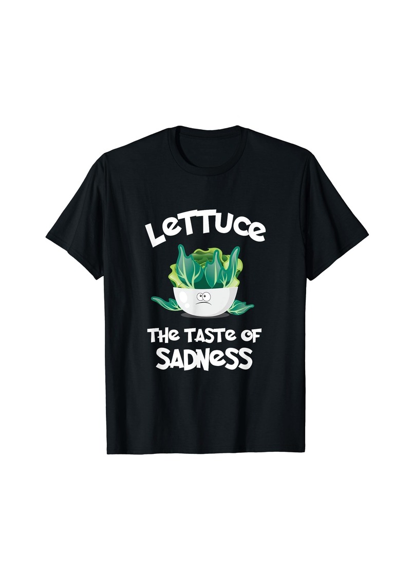 Taste of Sadness Funny Dieters Junk Food Lovers T-Shirt