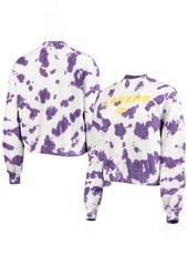Women's Junk Food Purple Los Angeles Lakers Tie-Dye Pullover Sweatshirt at Nordstrom