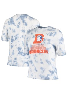Women's Junk Food Royal Denver Broncos Team Spirit Tie-Dye T-shirt