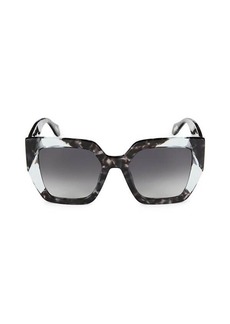 Just Cavalli 53MM Square Cat Eye Sunglasses
