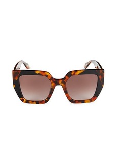 Just Cavalli 53MM Square Cat Eye Sunglasses