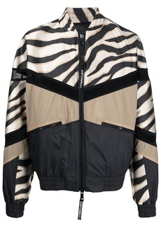 Just Cavalli animal colour-block print jacket