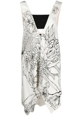 Just Cavalli asymmetric floral-print dress