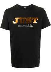 Just Cavalli crew-neck logo T-shirt