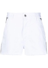 Just Cavalli denim logo trim shorts