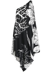 Just Cavalli draped floral-print dress