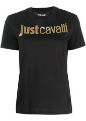 Just Cavalli embossed-logo cotton T-shirt