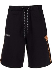 Just Cavalli embroidered-tiger track shorts