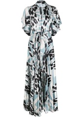 Just Cavalli high-neck graphic-print maxi dress